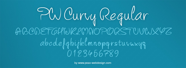 Police PW Curvy Script