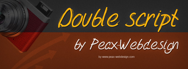 Police de caractre PW Double Script