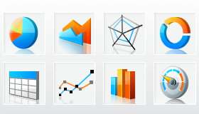 Set d'icônes d'une application