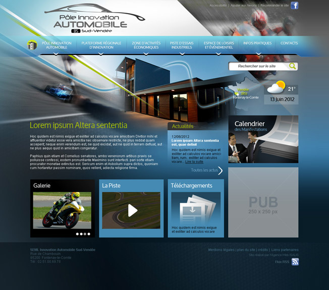 Website design