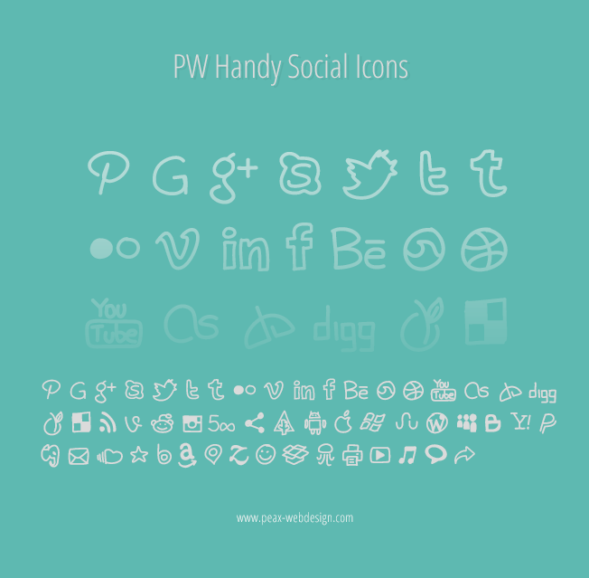 PW Handy Social Icons