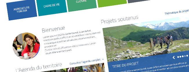 Site institutionnel responsive