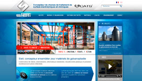 Graphisme d'un site industriel