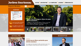 Design web d'un site politique