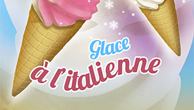 Décor de machine à glace