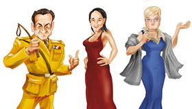 Caricature pour le Cluedo