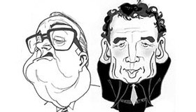 Caricature d'hommes politiques