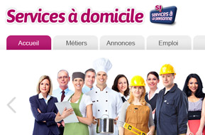 Charte graphique d'un site de services